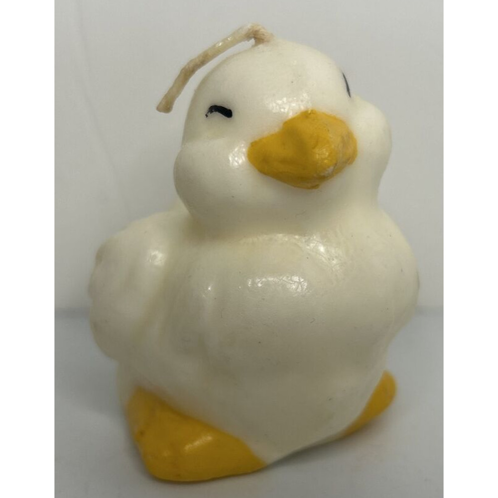 Vintage Springtime Easter Duck Candle 2.75" SKU H419